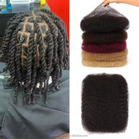 Cheveux Afro Kinky 100% naturels en vrac pour dreadlocks, cheveux humains bouclés Afro Kinky noirs naturels pour tresses au crochet pour femmes noires