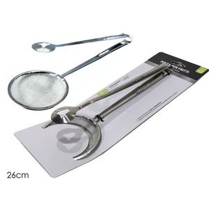Utensile Premium Palafrittto in Acciaio da 26 cm per Cucinare e Cuocere al Forno - Product Image 1