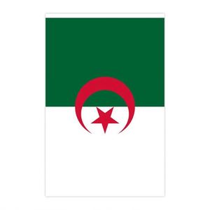 ธงโพลีเอสเตอร์จากผู้ผลิตโดยตรง ธงแอลจีเรียแบบเส้นพร้อมสายแขวน คุณภาพพรีเมียม ทนทานต่อการซีดจาง เหมาะสำหรับงานอีเว้นท์ - Product Image 3