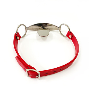 Morsure équestre en acier inoxydable réglable avec harnais en cuir et abaisse-langue – Jouets sexuels pour adultes - Product Image 4