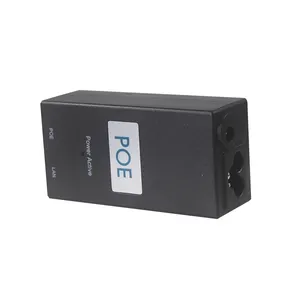 2 portas rj45 interruptor câmera 12v 1a, adaptador 12w power divisor ethernet gigabit 12v 1amp poe injetor
