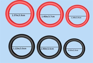 Set di Anelli per Pene in Silicone, Giocattoli Sessuali per Uomo, 7 Diverse Misure, Giocattolo Maschile che Migliora l'Erezione e Prolunga il Rapporto - Product Image 3