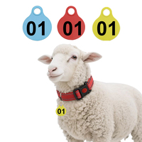 Tag Leher Ternak TPU Berkualitas Tinggi dengan Nomor ID Tercetak Laser untuk Identifikasi Ternak Sapi Domba Kambing Babi di Peternakan