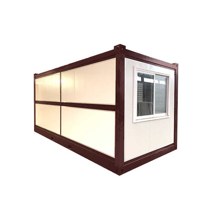 20ft Prefab Modular Tiny Foldable Metal Frame Folding Container House ...