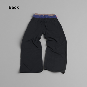 Pantalon de jogging ample en molleton bouclette de haute qualité avec logo brodé personnalisé, taille double, coupe oversize pour homme - Product Image 3