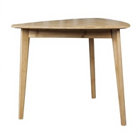 Ensemble de table et chaises de salle à manger en bois massif carré traditionnel à usage général avec 4 sièges, meubles de salle à manger