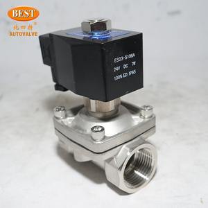 Z102 Roestvrij Staal 304 Cf8 220V 12V 24V Water 2 Manier 3/8 1/4 Inch Diafragma Geen Draadmagneetventiel - Product Image 2