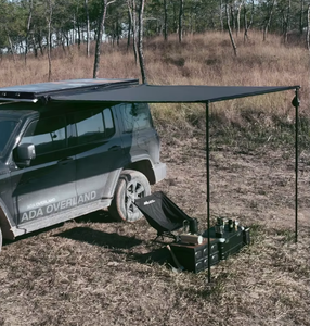 Ветрозащитный и водонепроницаемый параллельный тент с мягкой оболочкой и светодиодной лентой - Product Image 1