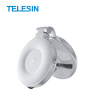 Mini lampe de remplissage TELESIN rechargeable, 3 modes réglables, 180° °    Anneau lumineux magnétique pour selfie de téléphone portable avec miroir intégré