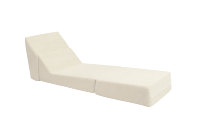 Chaise longue de plage et de piscine, canapé-lit inclinable, housse en velours, garnissage en éponge, confortable et durable pour la chambre à coucher et l'appartement