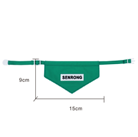 Vente chaude Personnalisé Chien Bandana Réversible Triangle Bavoirs Petit Moyen Grand Chiens Hiver Écologique Solide Coton Écharpe