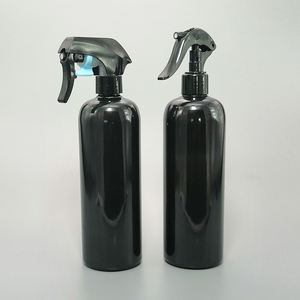 500ml 16oz vacía redonda Boston para el cuidado del cabello negro de aceite de disparador de plástico botella de <span class=keywords><strong>Spray</strong></span> con Kao gatillo - Product Image 3