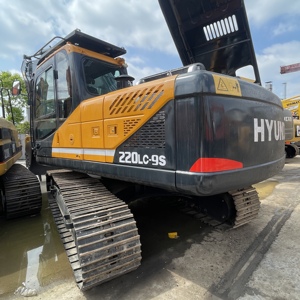 รถขุดไฮดรอลิกแบบตีนตะขาบ HYUNDAI R220LC-9S มือสอง ขนาด 22 ตัน เครื่องจักรก่อสร้าง - Product Image 2