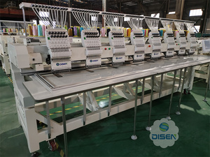 Machine à broder informatisée à 8 têtes Disen Heavy Duty avec 12-15 aiguilles pour casquettes et chemises Kanvas Punch - Product Image 6
