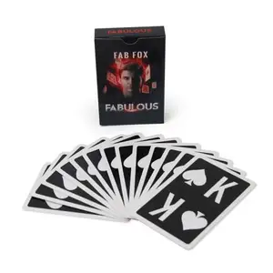 Китайский поставщик, игральные карты, пользовательский дизайн логотипа, 300 г/м2, белая бумажная покерная карта, пользовательские фото игральные карты