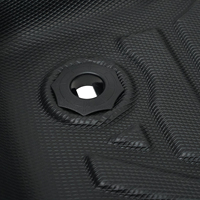 Tapis de sol de voiture 5D TPE inodore, ensemble complet de 3 pièces, noir, 15 mm d'épaisseur, pour l'intérieur de voiture, accessoires pour Dodge Ram AUDLY, vente en gros