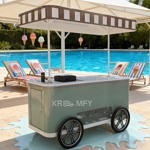 Carritos Móviles de Venta Ambulante de Helados, Carrito de Comida Comercial Personalizado, Kiosco de Comida Callejera para Uso en Exteriores - Product Image 4