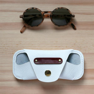 Portable en cuir souple lunettes de soleil sac de rangement voyage mince porte-lunettes pochette plusieurs lunettes étui de protection - Product Image 6