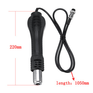 Pistola de aire caliente portátil mini 858 858D con temperatura ajustable para desoldar y reparar teléfonos móviles con 3 boquillas - Product Image 3