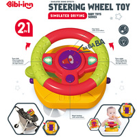 12 à 18 mois jouets pour tout-petits avec simulation de lumières musique multifonctionnelle simulation de volant jouets de conduite