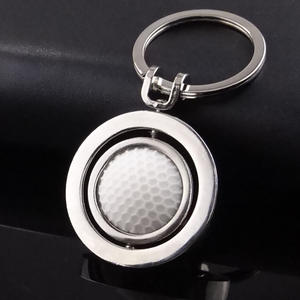 سلاسل مفاتيح معدنية من السبائك المعدنية للبيع بالجملة من XIFENG ، كرة رياضية قابلة للدوران مخصصة ، سبيكة للنقش بالليزر ، سلاسل مفاتيح معدنية فارغة - Product Image 4