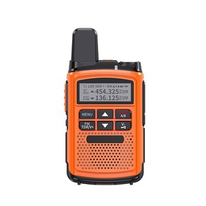 Erohero Mini Talkie-walkie double bande 454.325MHz 136.125MHz avec contrôle VOX, résistant à la poussière, pour utilisation en extérieur - Product Image 4