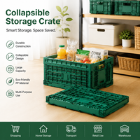 Caisse en plastique pliable et empilable multifonctionnelle HUADING 600*400*260 mm en PP pour le stockage et le transport industriels