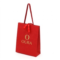 Vente de sac à provisions en papier de luxe moderne avec Logo personnalisé imprimé