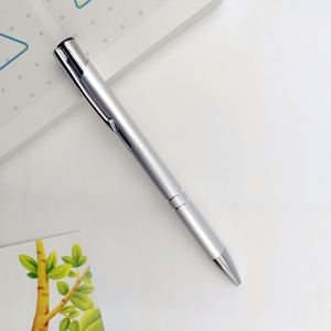 Bolígrafos Metálicos Promocionales Baratos al por Mayor, Negros y Blancos, Delgados, con Logotipo Personalizado, Escritura Suave, Portátiles - Product Image 3
