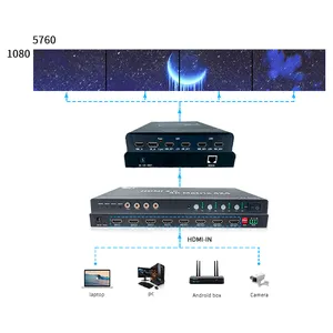 Çok fonksiyonlu ekleme ekran led lcd TV ekran video anahtar ayırıcı 4K hdmi matrix 4x4