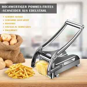 Stainless Steel French Fries Slicer <b>Vegetable</b> Food Cut Pieces Machine Heavy Duty <b>Cutter</b> For Potato Kitchen Gadgets Potato Slicer - Product Image 5