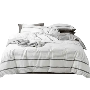 Lençol de cama infantil estampado fofo, design fresco, 100% algodão, conjunto de cama