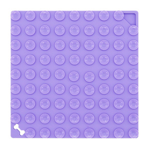 Alfombrilla Plegable de Silicona para Perros, Moderna, Disponible en Tamaños Pequeño y Grande, Forma Cuadrada, para Alimentar Mascotas, Gatos y Perros - Product Image 2