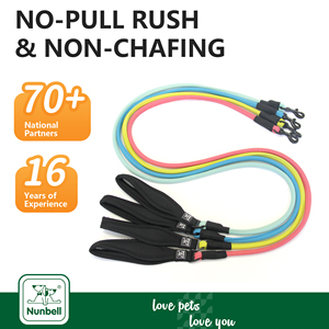 Correa de Nailon Ajustable y Antideslizante de Nunbell Factory, Correa Sólida y Suave sin Tirones, Control con Mosquetón de Aleación de Zinc, Profesional para Perros - Product Image 1