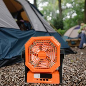 Ventilateur de bureau silencieux sans fil USB personnalisé de 10 000 mAh, multifonction, puissant et rechargeable pour la maison et la voiture - Product Image 1