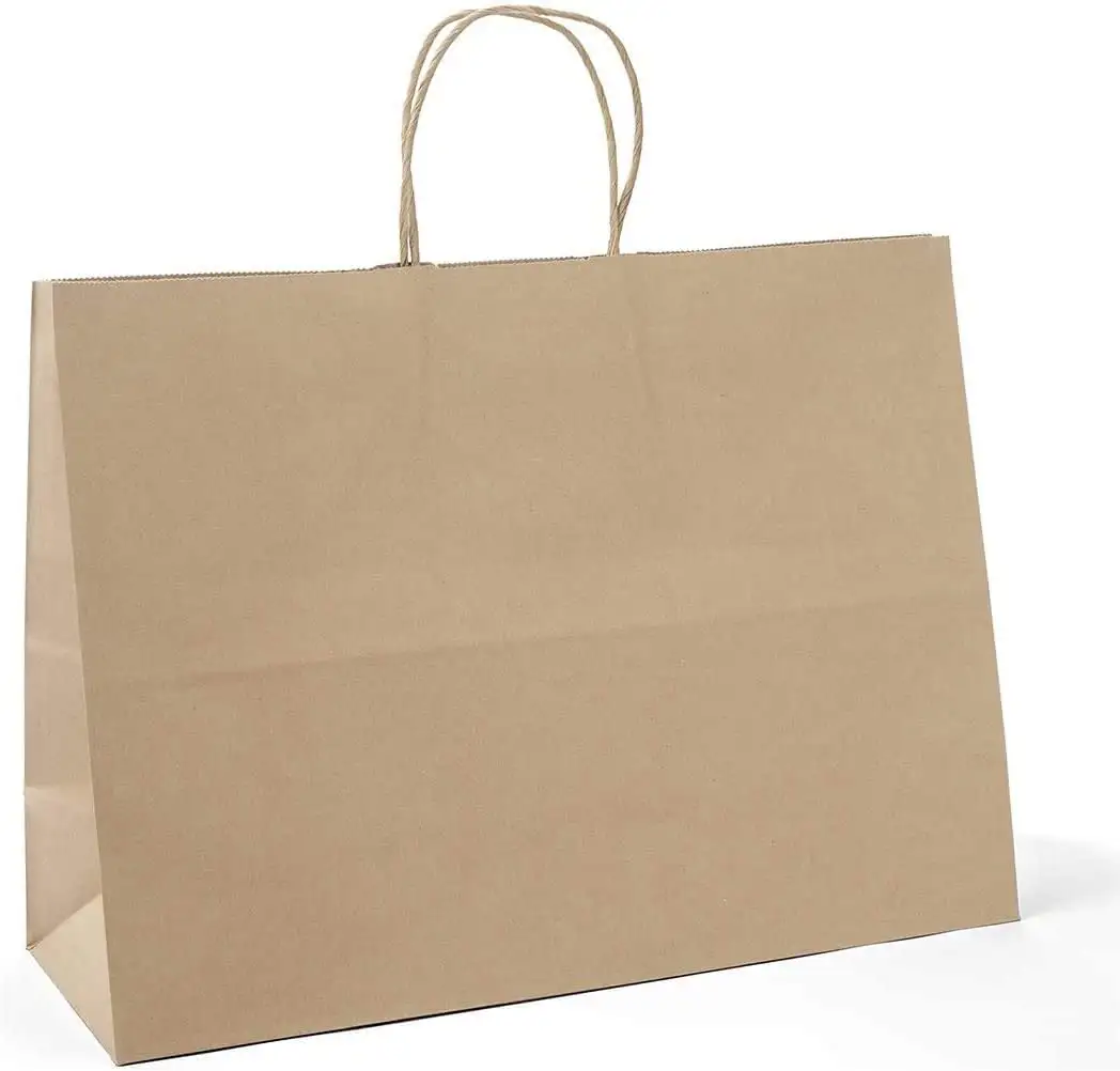 Produttore personalizzato personalizzato stampato Logo cartone bianco Shopping regalo sacchetto di carta nero sacchetti di carta con il proprio Logo Kraft
