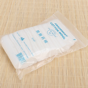 Tampons en coton absorbant, 1 couche, pliables, pour le démaquillage et le maquillage permanent, hygiéniques, sûrs et hémostatiques - Product Image 2