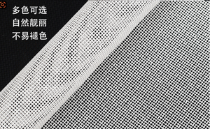 14 CT Trắng needlepoint trống vải handmade hình vuông hoa phong cách Twist Interlock 10/12/13/14/18 lưới tùy chỉnh in ấn - Product Image 3