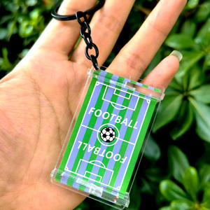 Llavero 3D <span class=keywords><strong>de</strong></span> Campo <span class=keywords><strong>de</strong></span> Fútbol, Souvenir del Evento <span class=keywords><strong>de</strong></span> Fútbol 2026 en EE. UU., Canadá y México, Regalo Promocional, Llavero Acrílico para Aficionados - Product Image 6