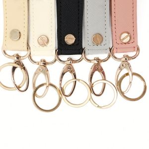 Wholesale Pu Special Texture Rectangular Keychain Concise Style Pendant Waterproof Leather <b>Bag</b> <b>Charms</b> - Product Image 6