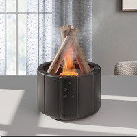 Diffuseur de flamme transfrontalier humidificateur Simulation diffuseur de flamme maison bureau grande capacité diffuseur humidificateur DC5v