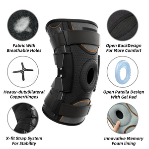 Attelle de genou articulée pour professionnels médicaux – Soulagement pour femmes et hommes - Product Image 3