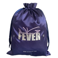 Emballage cadeau personnalisé avec Logo en argent, sac de mariage en Satin, sac de Bonnet pour cheveux, sacs en soie pour cheveux