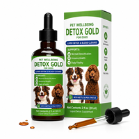 Complément de bien-être liquide pour chiens : Gouttes pour la purification du sang et le soutien hépatique des animaux, avec trèfle rouge et racine de bardane - Fabricant