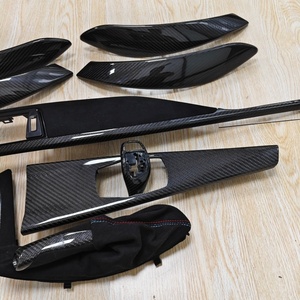 10 stuks Glansrijke Carbon Vervangende Center Console Paneel Interieur Trim Kit voor BMW F10 F15 F20 F30 F32 F36 F40 F80 F85 F86 - Product Image 4