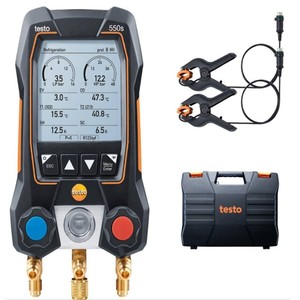 เครื่องวัดน้ำยาทำความเย็นดิจิตอล Testo Testo550S รุ่น 557S อุปกรณ์ทดสอบฟลูออไรด์สำหรับเครื่องปรับอากาศ ความแม่นยำสูง มาตรฐาน IP67 รับประกัน 1 ปี - Product Image 1