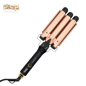 Rizador de pelo profesional Dsp de 3 barriles de 1.25 pulgadas con calor ajustable para todo tipo de cabello - Product Image 1