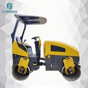 เครื่องบดอัดดินแบบสั่นสะเทือนสองลูกกลิ้ง รุ่น LTS35H น้ำหนัก 3.5 ตัน ความถี่ 70Hz สำหรับบดอัดดินและกรวด - Product Image 2