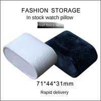Fluwelen Kleine Kussen Sieraden Display Hand Horloge Houder Display Zwart Beige Horloge Kussen Sieraden Armband Display