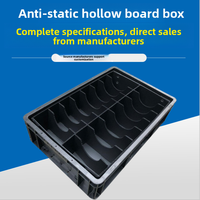 Boîte de rangement antistatique en plastique fabriquée par des professionnels Conteneur de stockage ESD spécialisé pour l'atelier Smt